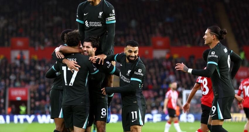 Hasil Pertandingan Southampton vs Liverpool