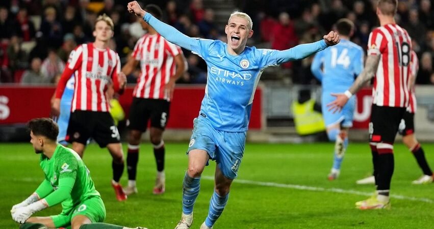 Hasil Pertandingan Brentford vs Man City