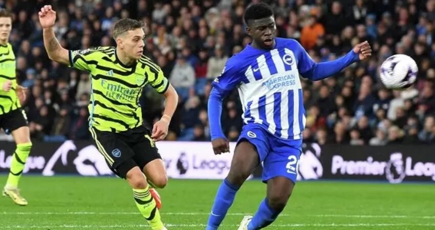 Hasil Pertandingan Brighton vs Arsenal