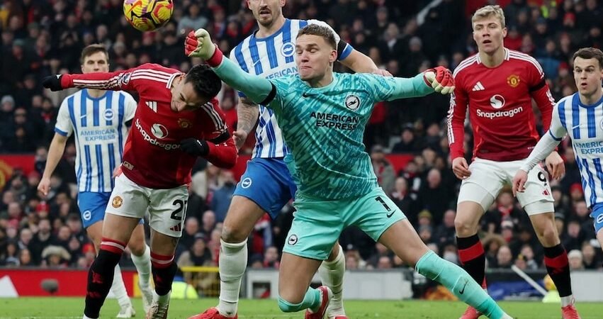 Hasil Pertandingan Man United vs Brighton