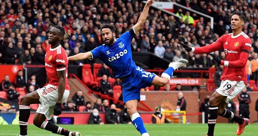 Hasil Pertandingan Everton vs Man United